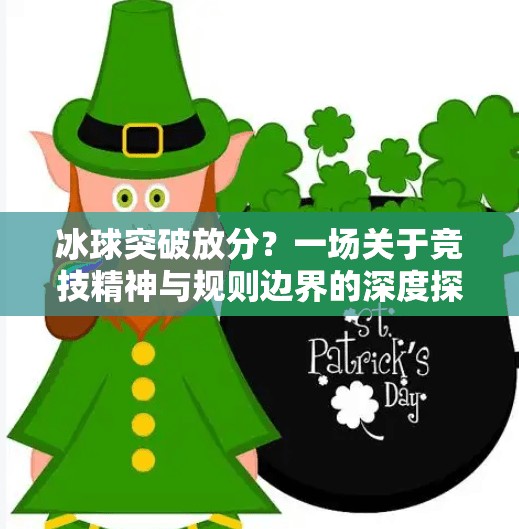 冰球突破放分？一场关于竞技精神与规则边界的深度探讨,冰球突破放分